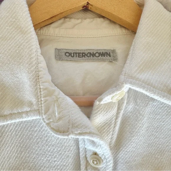 Outerknown Blanket Shirt, White, XS/Small - Picture 11 of 14
